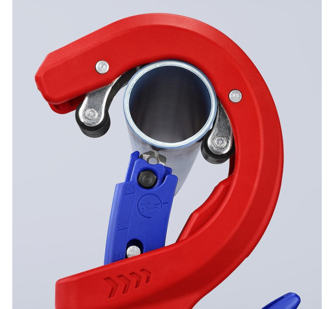 Труборез KNIPEX DP 50 для канализационних ПВХ труб 32/40/ 50мм, 90 23 01 BK