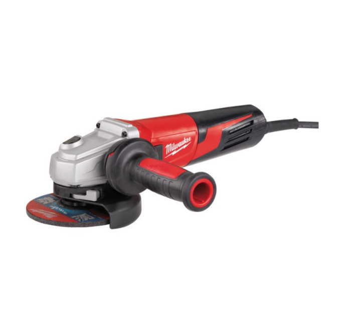 Углошлифовальная машина MILWAUKEE 125 мм AGV 15-125 XE (2800-11000 об/мин) гайка FIXTEC