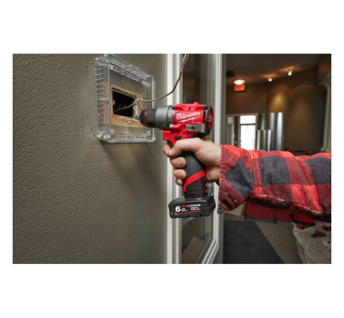 Дриль-шуруповерт акумуляторна безщіткова ударна MILWAUKEE M12 FPD2-0 (37/45 Нм) (каркас)
