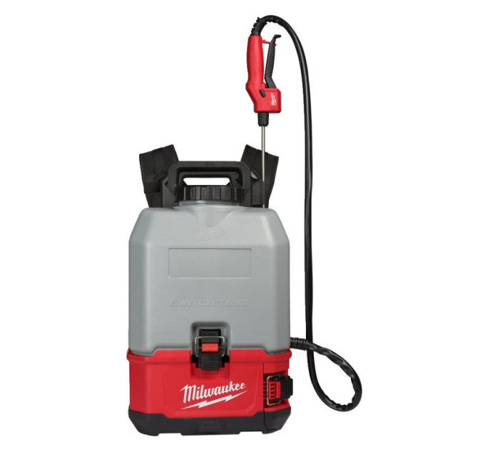 Опрыскиватель аккумуляторный ранцевый MILWAUKEE M18 BPFP-CCST SWITCH TANK™ емкость для бетона