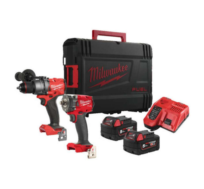 Набор из 2х инструментов аккумуляторных бесщеточных MILWAUKEE M18FPP2B3-502X