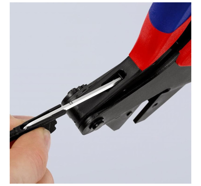 Инструмент для опрессовки системный KNIPEX 97 43 200 (для сменных матриц), фосфатированный