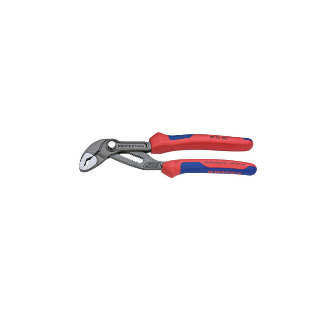 Клещи сантехнические переставные высокотехнологические Ø42мм Cobra KNIPEX 87 02 180 SB, фосфат