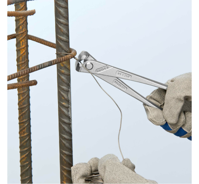 Клещи арматурные особой мощности Ø3,3мм KNIPEX 99 14 250 EAN, (25мм), оцинкованные