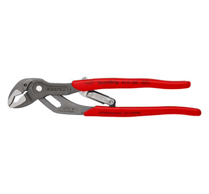 Клещи сантехнические переставные с автоматической установкой,Ø32мм SmartGrip KNIPEX 85 01 250 SB