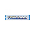 Набор головок 1/2" 8 ед. 6-ти гранные, (10-24mm) на планке