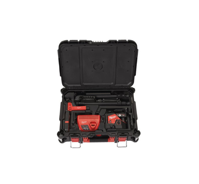 Нивелир лазерный аккумуляторный 3D MILWAUKEE M12 3PL-401C (360˚, зелёный луч) (ЗУ+1Х4Ач+кейс)