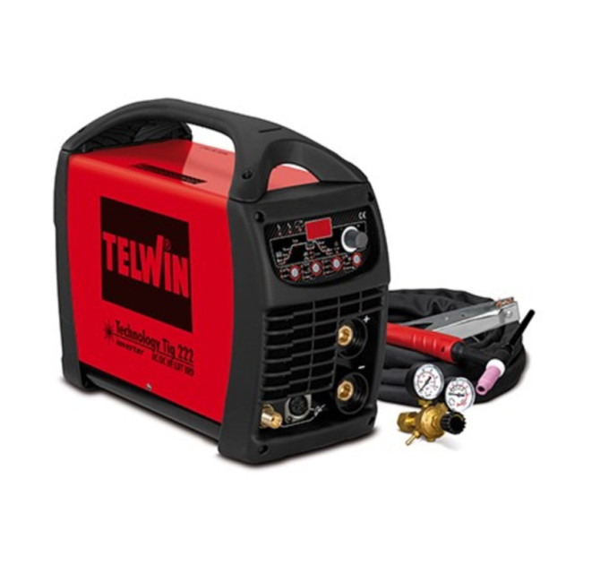 Аппарат аргонно-дуговой сварки Telwin TECHNOLOGY TIG 222 AC/DC HF/LIFT 230V+ACC.