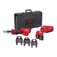 Обжимник гидравлический аккумуляторный для труб MILWAUKEE, M12 ONEHPT-202C M-SET