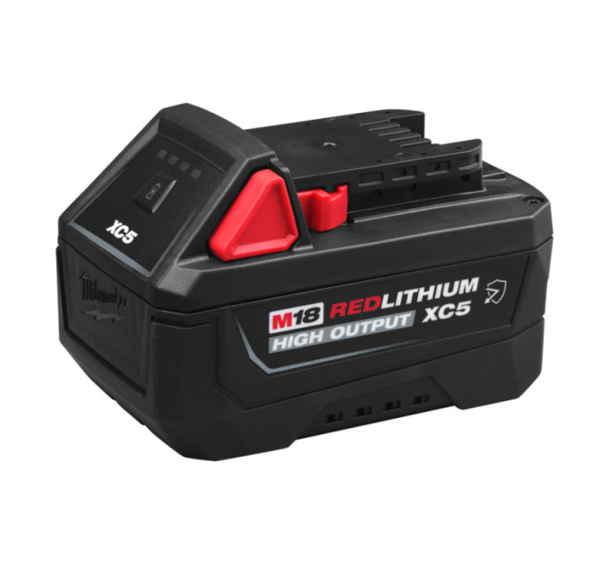 Аккумулятор Li-Ion HIGH OUTPUT MILWAUKEE, M18 HB5-CR 5Aч