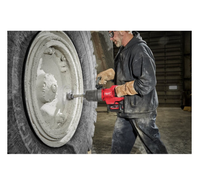 Гайковерт аккумуляторный бесщеточный MILWAUKEE 1'' (2711Нм) M18 ONEFHIWF1D-0C, с кольцом (каркас)