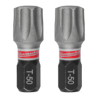 Бита SHOCKWAVE MILWAUKEE, TX50, 25мм, (3шт)