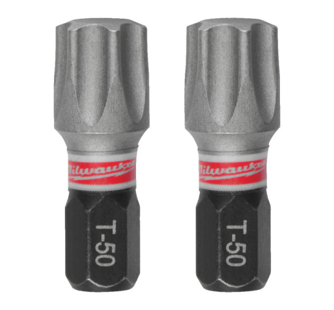 Бита SHOCKWAVE MILWAUKEE, TX50, 25мм, (3шт)