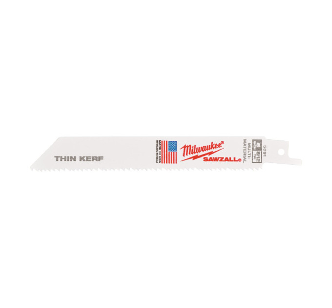 Полотно для шабельних пилок GP THIN KERF MILWAUKEE, 150х3,1/2,1мм, (5шт), (універсальне), (заміна на