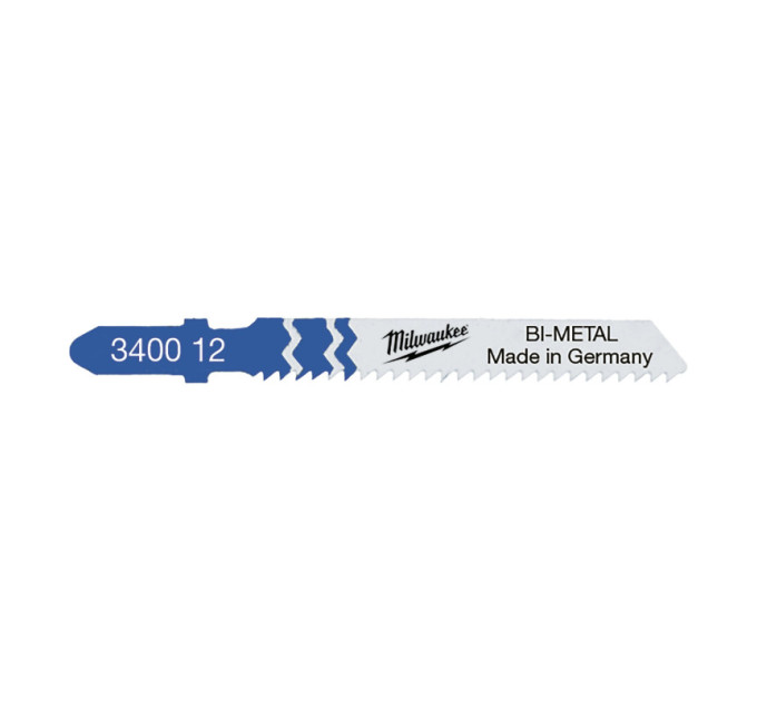Полотна для лобзика T118BF Bi-Metal MILWAUKEE, 55х2,0мм,(5шт)