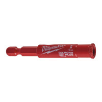 Коронка алмазная Diamond Plus/Max MILWAUKEE, Ø10,0мм (1/4 Hex) (с водой)