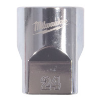Головка торцевая хромированная ½” MILWAUKEE, (звезда 12 гранн.), 24мм Головка торцевая хромированная ½” MILWAUKEE, (звезда 12 гранн.), 24мм