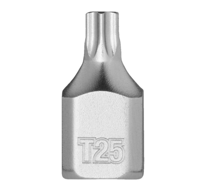 Головка торцевая хромированная ¼” MILWAUKEE укороченная с битой Torx, T25