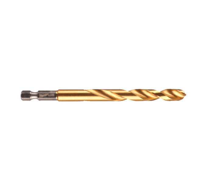 Сверло по металлу RedHEX SHOCKWAVE™ HSS-TiN MILWAUKEE, Ø8,5х114х72мм