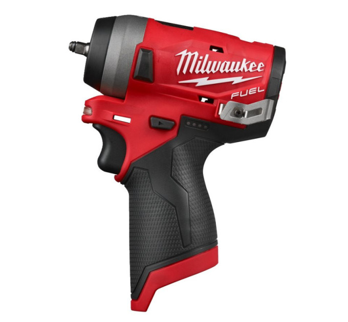 Гайковерт аккумуляторный бесщеточный MILWAUKEE 1/4" (136 Нм) M12 FIW14-0, с кольцом (каркас)