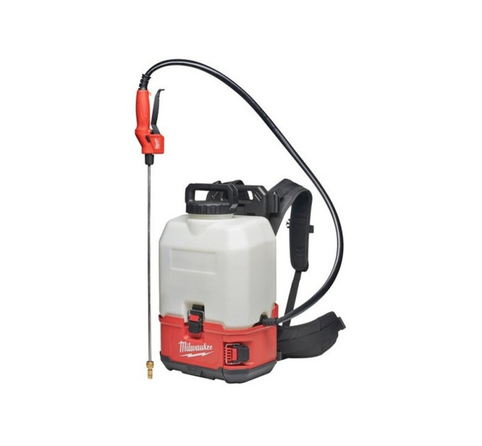 Опрыскиватель аккумуляторный ранцевый MILWAUKEE M18 BPFPH-401 (база+ЗУ+1акк.Х4Ач), (замена на 493349