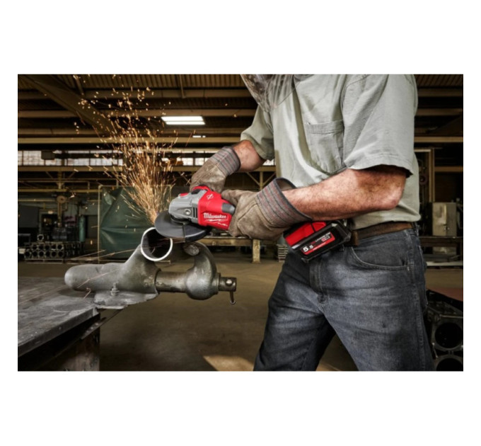 Шлифовальная машина аккумуляторная угловая M18FHSAG125XB-0 MILWAUKEE
