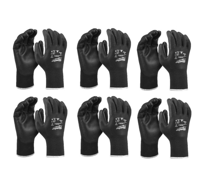 Рукавички робочі GENERAL 10/XL (Багатоштучна упаковка - 12 пар) MILWAUKEE 4932493241