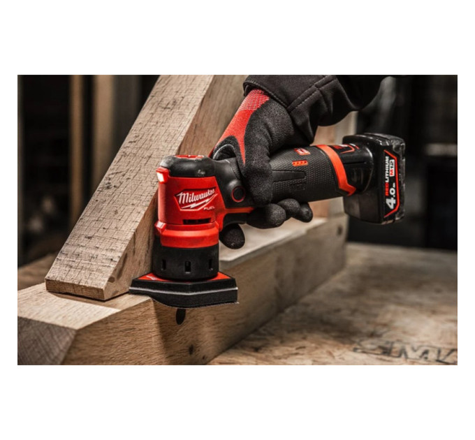 Шлифмашина вибрационная аккумуляторная бесщёточная MILWAUKEE M12 FDSS-0B (каркас)