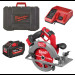 Пила дисковая аккумуляторная бесщеточная MILWAUKEE, M18 FCSO190GR-121C, Ø190мм (ЗУ, 1х12Ач FORGE)