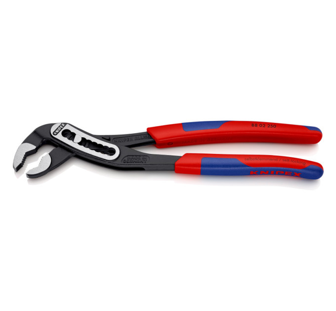 Клещи сантехнические переставные силовые, Ø50мм Aligator KNIPEX 88 02 250 SB, фосфатированные