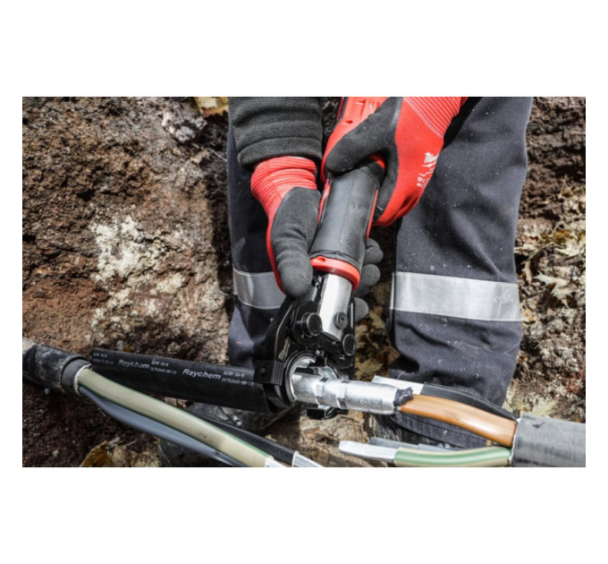 Обжимник гидравлический аккумуляторный для кабелей MILWAUKEE M18 HCCT-201C ONE-KEY (ЗУ+1Х2Ач+кейс)