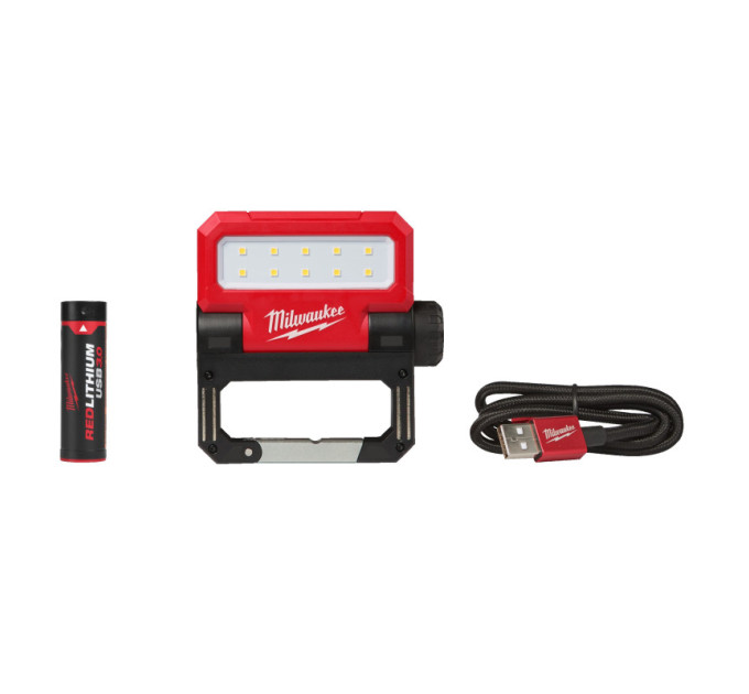 Фонарь светодиодный аккумуляторный компактный (зарядка через USB) MILWAUKEE L4 FFL-301