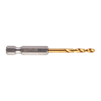 Свердло по металу RedHEX SHOCKWAVE™ HSS-TiN MILWAUKEE, Ø3,2х66,5х23мм, (2шт)