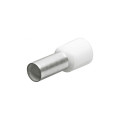 Гильзы контактные с пластмассовым изолятором, 14мм KNIPEX 97 99 330, (0,5мм²) (200шт), белые