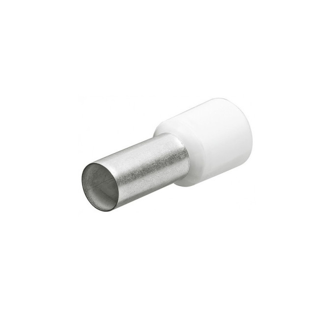 Гильзы контактные с пластмассовым изолятором, 14мм KNIPEX 97 99 330, (0,5мм²) (200шт), белые