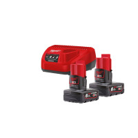 Энергокомплект MILWAUKEE M12 NRG-602 (ЗУ С12+ 2акк.Х6Ач B6) Энергокомплект MILWAUKEE M12 NRG-602 (ЗУ С12+ 2акк.Х6Ач B6)