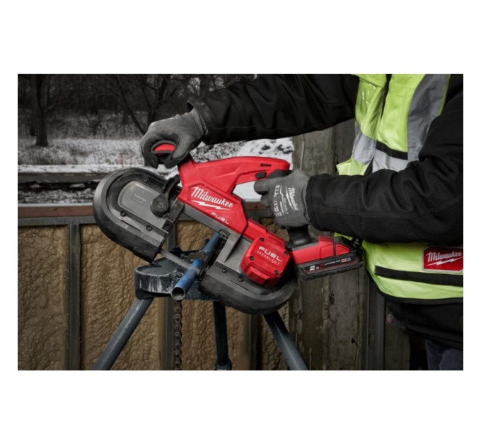 Пила ленточная аккумуляторная бесщёточная MILWAUKEE M18 FBS85-0C (каркас+кейс)
