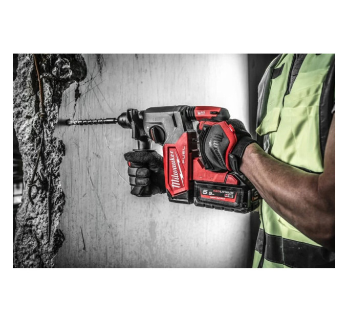 Перфоратор акумуляторний безщітковий SDS-PLUS MILWAUKEE M18 FHX-552X (2,5Дж) (ЗУ+2Х5,5Ач+HDкейс)