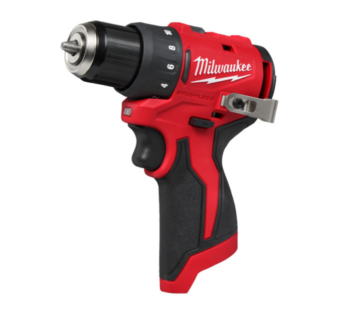 Дриль-шуруповерт акумуляторна безщіткова MILWAUKEE M12 BLDDRC-0 (40Нм) (каркас)