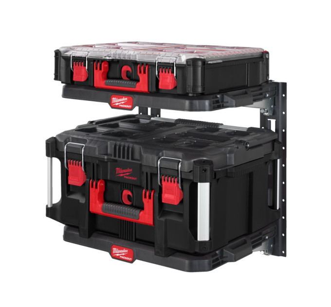 Система стеллажная вертикального крепления E-Track PACKOUT MILWAUKEE