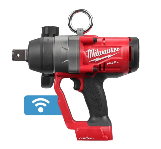 Гайковерт аккумуляторный бесщеточный MILWAUKEE 1'' (2400Нм) M18 ONEFHIWF1-0, с кольцом (каркас)