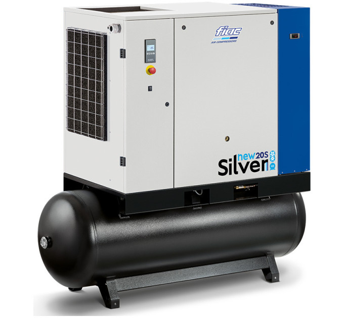 Компрессор винтовой NEW SILVER 20S/500 +D (10 БАР-2215 л/мин) с осушителем FIAC