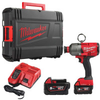 Гайковерт аккумуляторный бесщеточный 7/16'' Hex MILWAUKEE, M18 ONEFHIWH716-502X, 1017Нм (HDкейс)