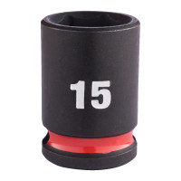 Головка ударная ShW 3/8'' STD MILWAUKEE, 15мм Головка ударная ShW 3/8'' STD MILWAUKEE, 15мм