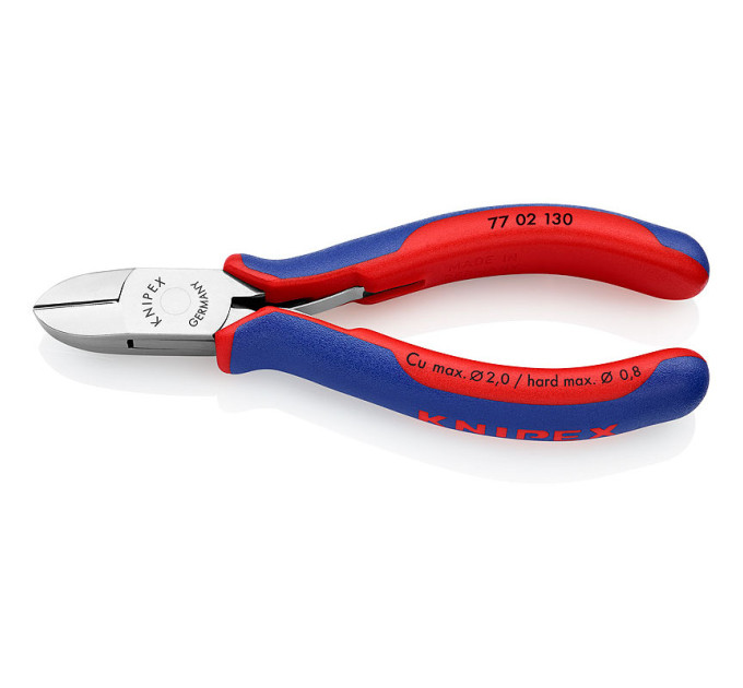 Кусачки бокові для електроніки KNIPEX 77 02 130