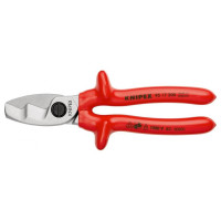 Ножницы для резки кабелей, Ø20мм / 70мм², 200мм VDE KNIPEX 95 17 200, хромированные