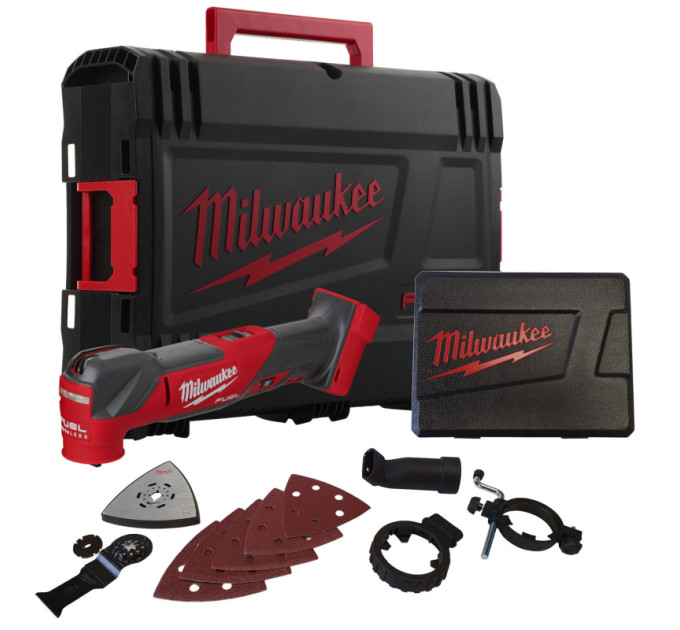 Инструмент многофункциональный аккумуляторный бесщёточный MILWAUKEE M18 FMT-0X (каркас, HDкейс)
