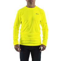 Футболка MILWAUKEE, WWLSYL-XL дышащая с длинным рукавом, желтая, (размер XL) Футболка MILWAUKEE, WWLSYL-XL дышащая с длинным рукавом, желтая, (размер XL)