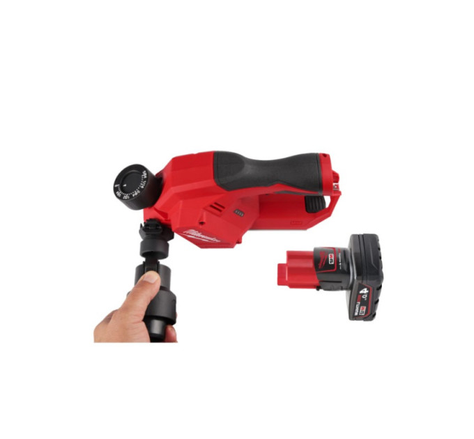 Рубанок аккумуляторный бесщёточный MILWAUKEE M12 BLP-402X (ЗУ+2акк.Х4Ач+HDкейс)