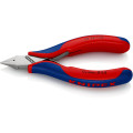Кусачки боковые (бокорезы) для электроники, Ø0,8мм, 125мм KNIPEX 77 72 115 SB, хромированные